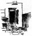 sketch of back yard, 29 hanbury Street from New York Herald